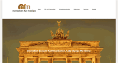 Desktop Screenshot of menschen-fuer-medien.de